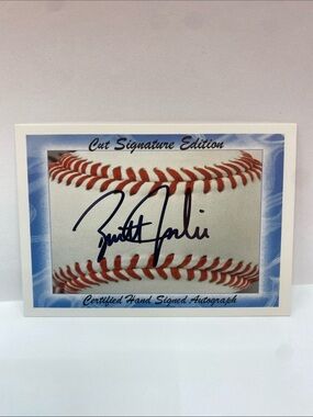 Brett Jodie In Person Autograph (Somerset Patriots) Padres (089)